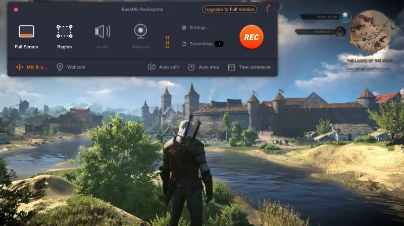 EaseUS でゲームプレイを録画 EaseUS