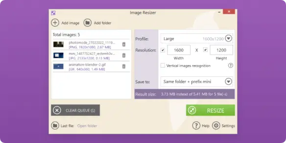 Supported image formats Supported image formats